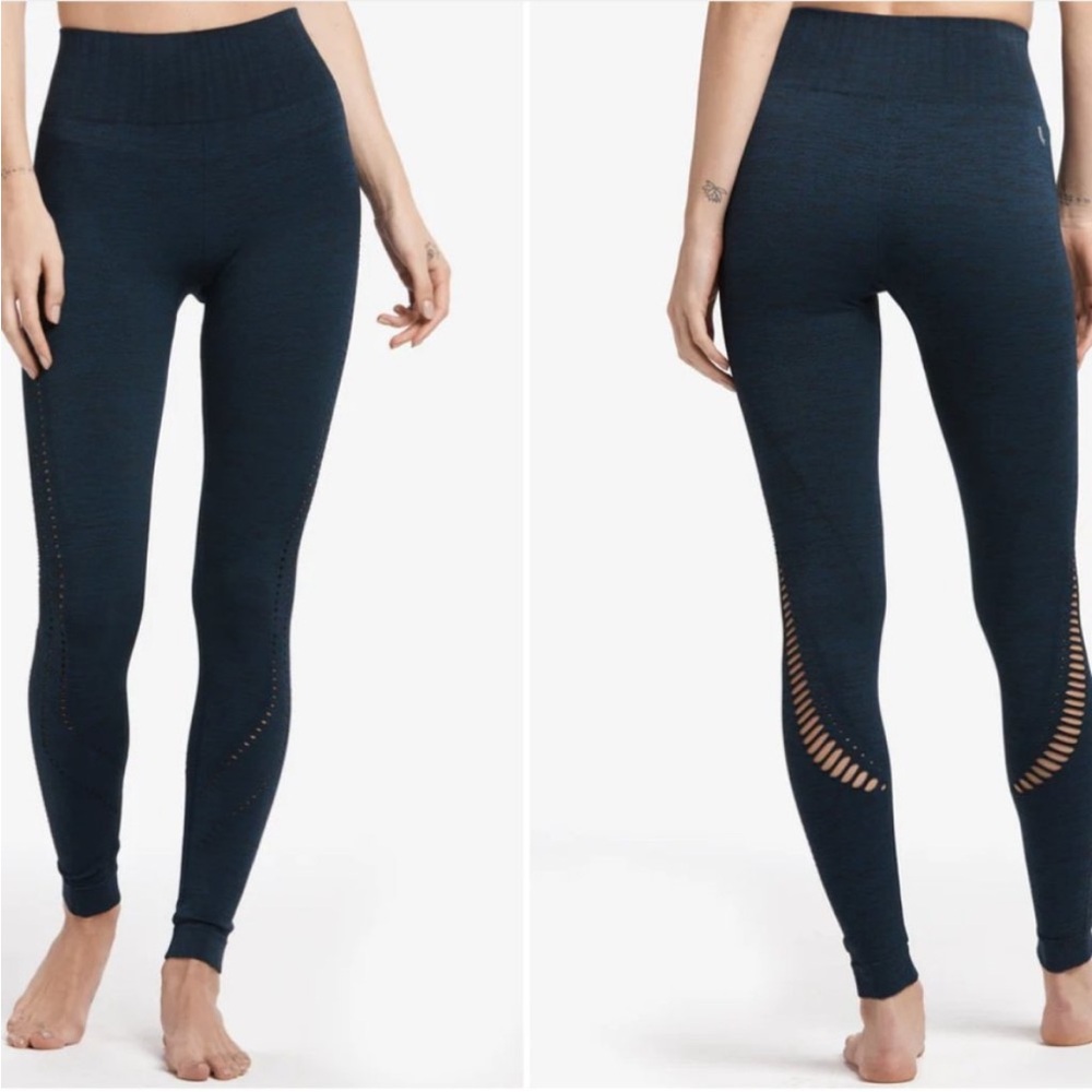 Lole Bali Seamless Ankle Legging‎ in Blue Anchor Size Medium